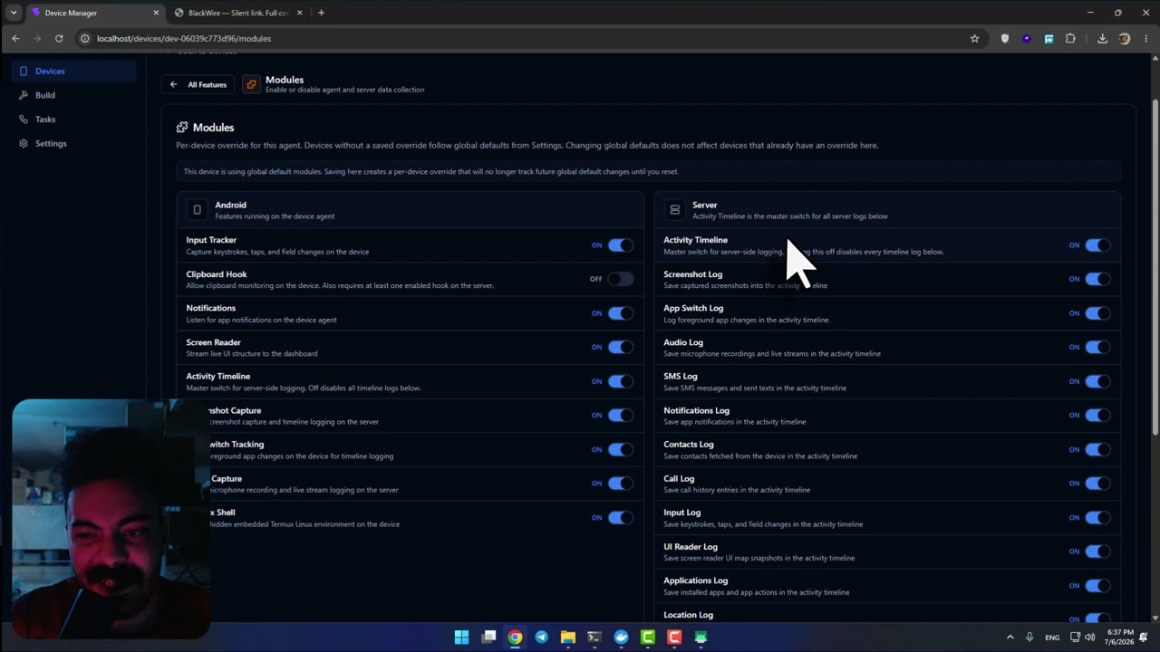 BlackWire platform demo