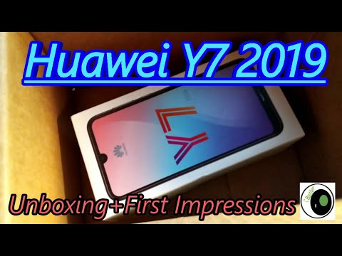 Huawei Y7 2019 unboxing review + first impressions