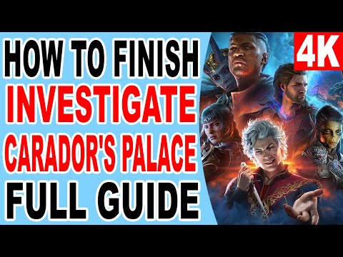 Investigate Cazador's Palace - Get pass the Ballroom Door's magic Seal  Baldur's Gate 3 PS5 Console
