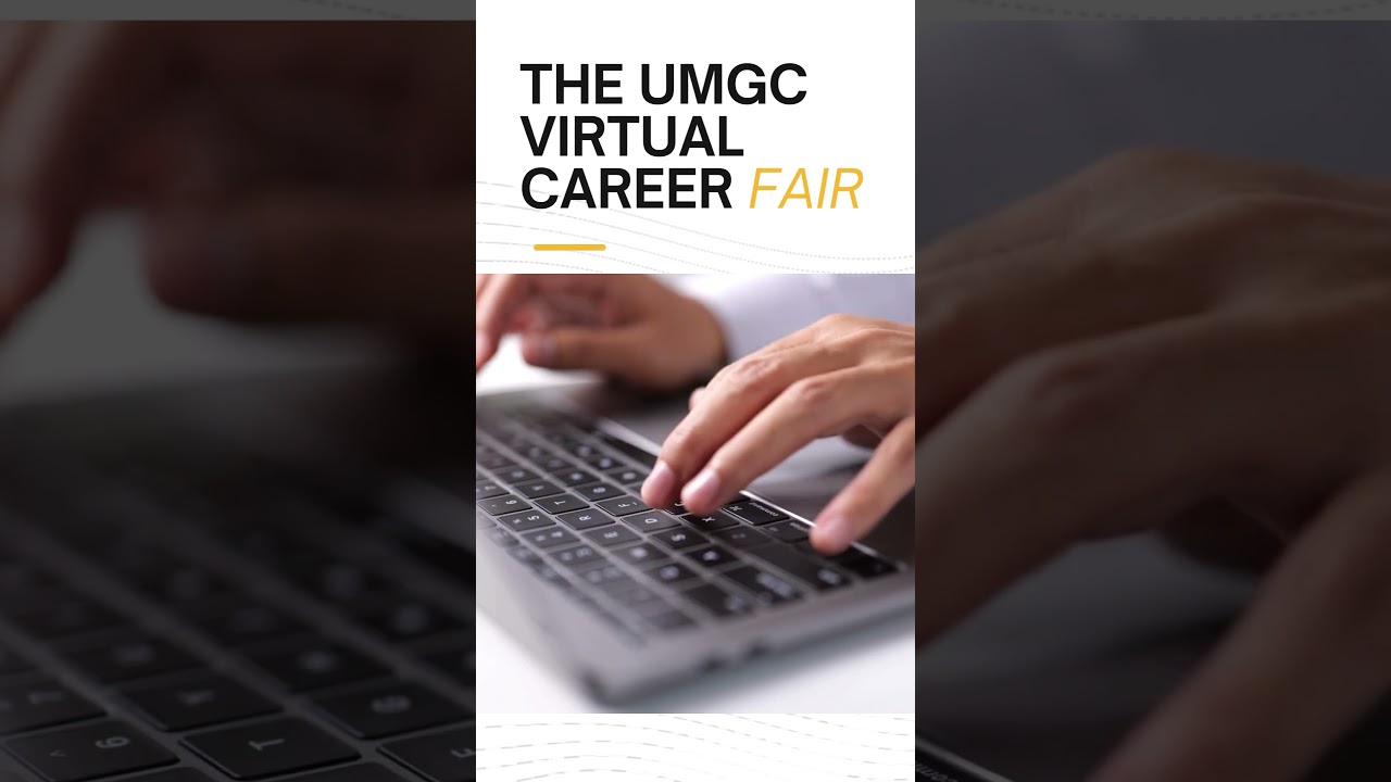 Register for the UMGC Virtual Career Fair! Link in description.