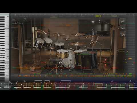 Composing drums over a TesseracT demo (#TesserTrack Challenge)