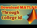 How to download matlab through college id
