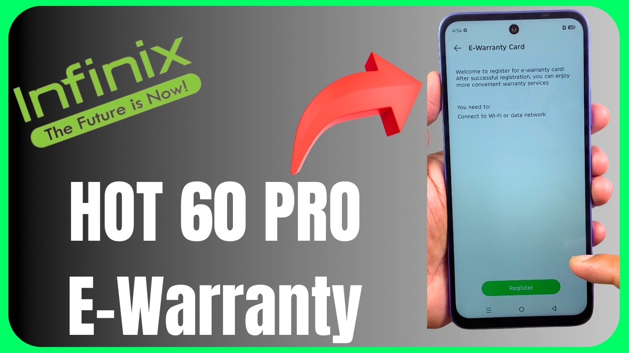 📄 E-Warranty Infinix Hot 60i | Complete Method 😱📱
