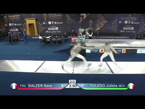 2022 245 T32 03 F S Individual Cairo EGY CHM BLUE BALZER FRA vs TOLEDO MEX