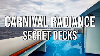 Carnival Radiance Hidden Decks
