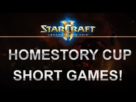 SC2 - Legacy of the Void 2017 - Homestory Short Games Compilation!