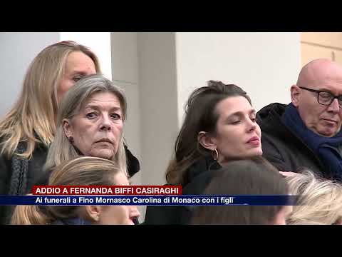 Etg - A Fino Mornasco l’addio a Fernanda Biffi Casiraghi, ai funerali Carolina di Monaco con i figli