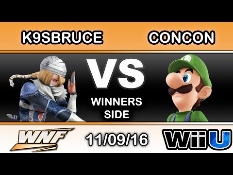 WNF 4.2 - SS | Mr. ConCon (Sheik) Vs. Infamous | K9sBruce (Luigi) Winners Side - Smash Wii U