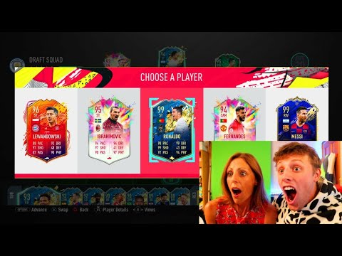 MY MUM GETS A 195 RATED FUT DRAFT!! - FIFA 20