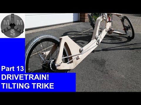 Tilting Trikes Part 13 - machining and making the drivetrain on velomobile prototype