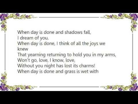 When Day Is Done cover