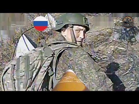 Ukrainian FPV Drone Strike Russian Soldiers on Face In Fierce Warfare