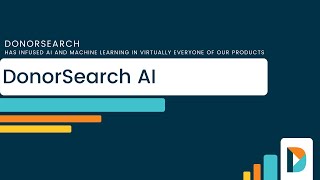 DonorSearch Artificial Intelligence