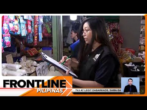 DTI, nag-inspeksyon sa Albay market para tiyaking nasusunod ang price freeze Frontline Pilipinas