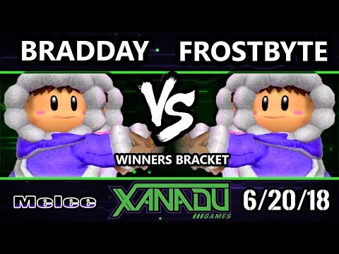 S@X 255 SSBM - bradday (Ice Climbers) Vs. Frostbyte (Ice Climbers) - Smash Melee Winners Bracket