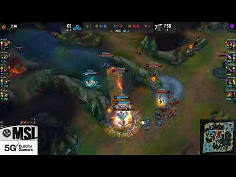 Blaber ints and Cloud 9 gets ACED by PSG and give free baron - MSI C9 vs PSG
