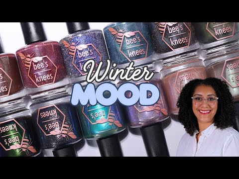 Bee’s Knees Lacquer In Winter's Embrace │ Live Swatch, and Review │ Polish with Rae