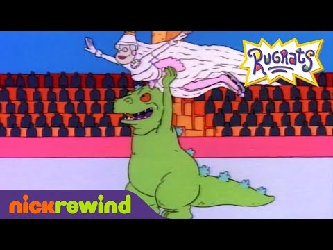 Reptar Sings 🎶 What's A Dinosaur To Do, When There's Kids On The Ice! 🎶 | Nicktoons