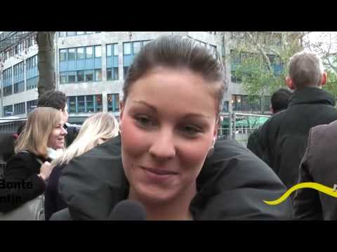 Koblenzer Studenten machen Stimmung in der City