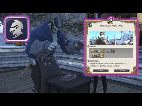 QQ - FFXIV -  Armorer level 15 - Ones Own Worst Critic (2022)