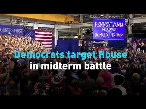 Democrats target House in midterm battlw