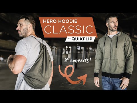The Hero Hoodie Classic by Quikflip (As Seen on Shark Tank)