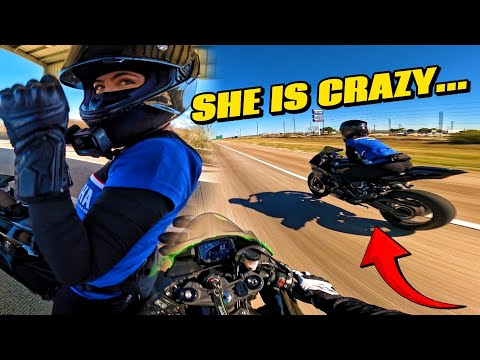 I GOT CHASED DOWN BY A BIKER GIRL… 