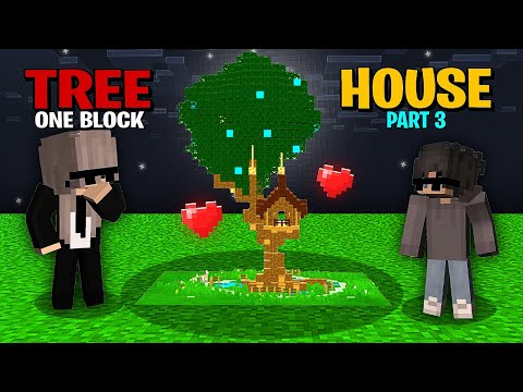 EPIC TREE HOUSE in 1 BLOCK Minecraft?!