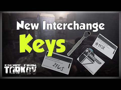 New Interchange Keys And Alarms - 11SR, 21WS, Ultra Medical (LEDX Spawn) - Escape From Tarkov