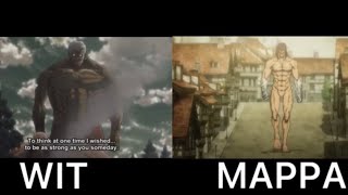【進撃の巨人】WIT VS MAPPA Attack on Titan