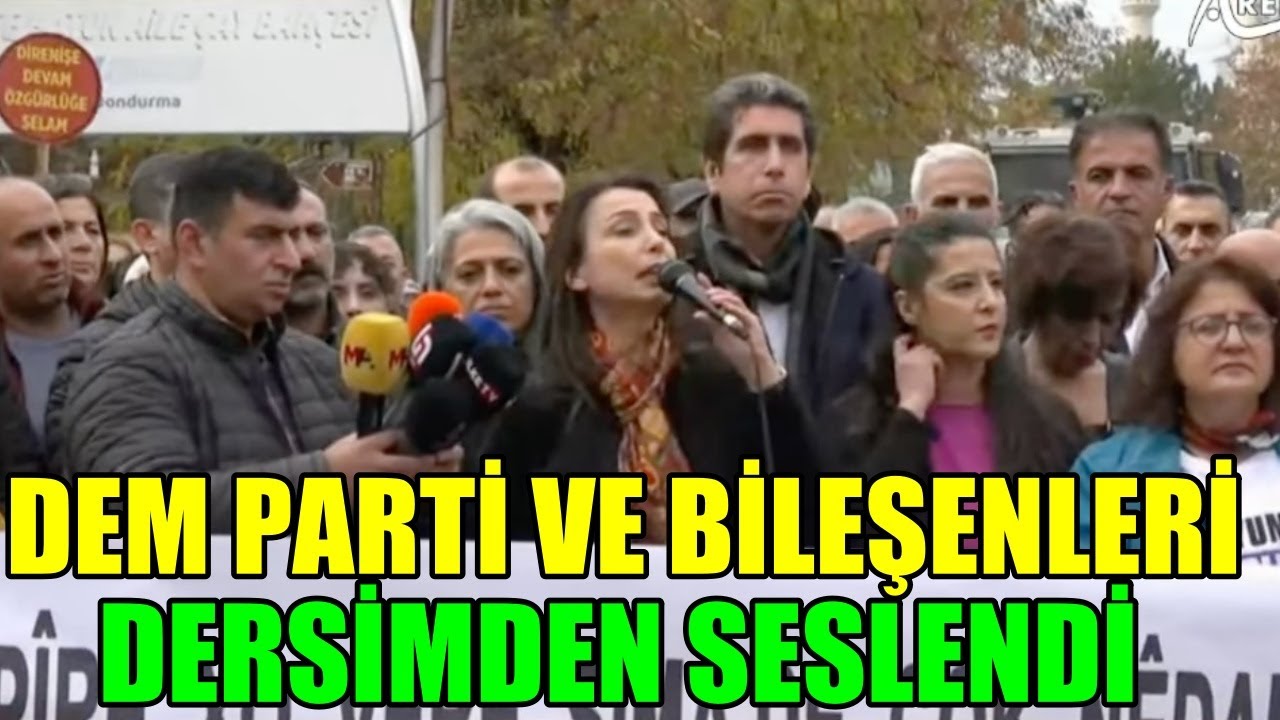 Dersim'de Halk Kayyımları Protesto Etti