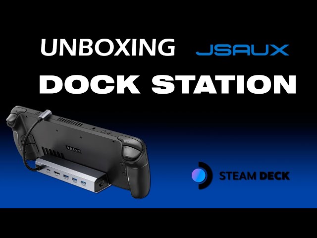 Vídeo relacionado con JSAUX Funda para Steam Deck/ROG Ally, Funda Rígida Protectora con Cargador Integrado y Estación de Acoplamiento, Bolsa de Viaje Portátil para Steam Deck OLED/ROG Ally X - BG0106X