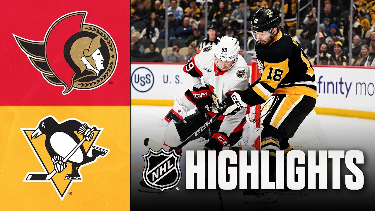 02월04일 오타와 피츠버그 NHL 하이라이트