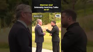 UK PM Starmer And Zelenskiy Hold Key Talks On Sidelines Of G7 Summit