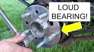 How to Replace a Rear Bearing Hub – 2002 Camry/ES300/Avalon