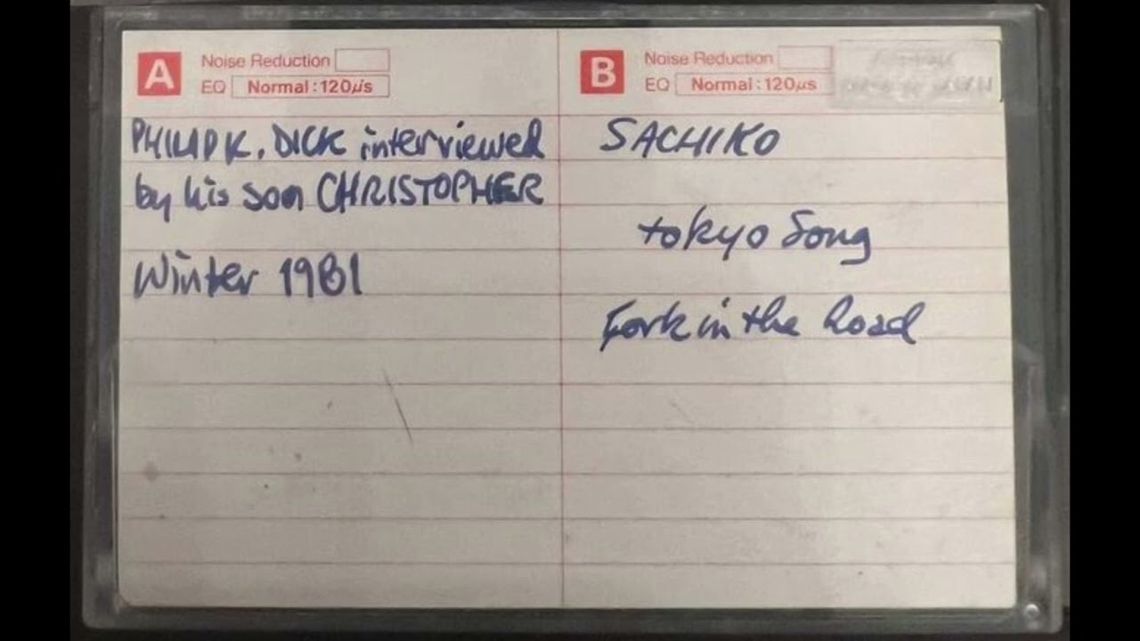 Philip K  Dick Interviewed by his Son Christopher age 7 1981