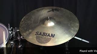 Video thumbnail for USED Sabian 20" Xs20 Rock Ride - 2897g by The Drum Shop - Portland, Maine