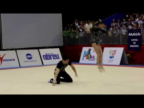 Gymnastics - FIG Acro World Cup Maia 2013 - POR MxP Senior Dynamic