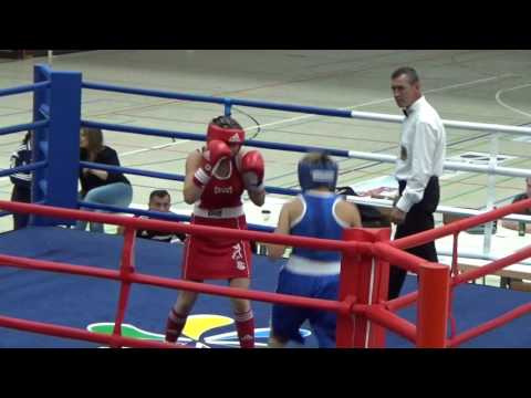 Boxen: Sophie Pedersen - Celine Arnold (Int. Frauenboxturnier #13)