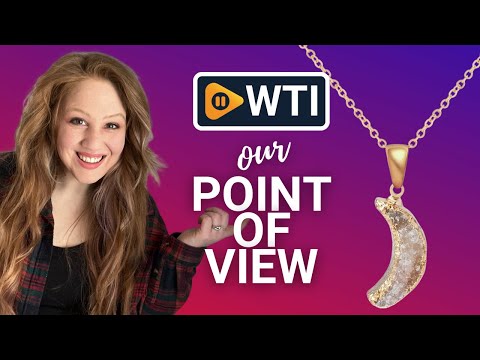 MISS RIGHT Healing Crystal Druzy Crescent Moon Necklace for Women Teen Girls - WTI product video review