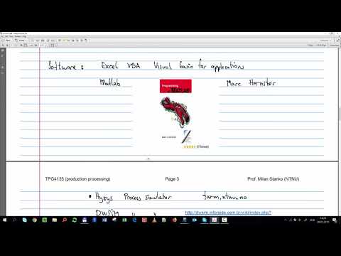 Course introduction HC processing