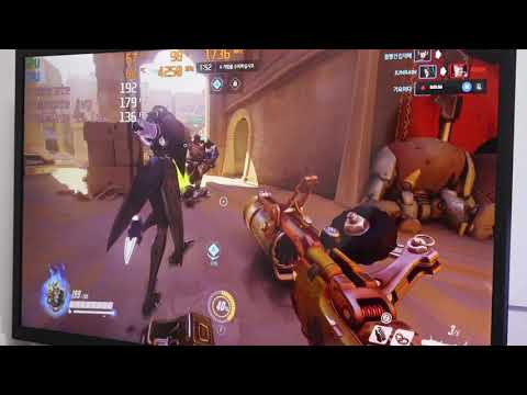 LG전자 32MN500MW 오버워치 영상