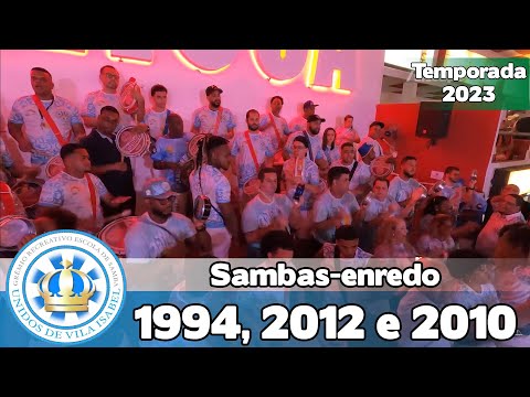 Vila Isabel 1994, 2012 e 2010 | Samba ao vivo no Salgueiro Convida #SC23