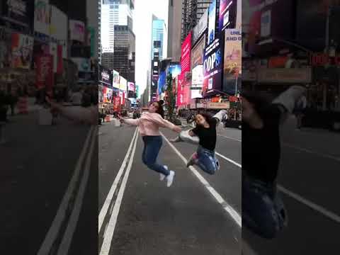 Us in New York Happy birthday to Janaya Aka My big sis