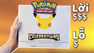 Mở Box Kỉ Niệm 25 Năm Pokemon TCG Celebrations Elite Trainer Box | Lời hay Lỗ