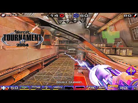 1 Player Vs 9 CPU Bots in Unreal Tournament 2004! The Greatest FPS Game of All Time - Deck17 TDM