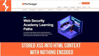 Download the video "Stored XSS into HTML context with nothing encoded | PortSwigger Labs Solution"