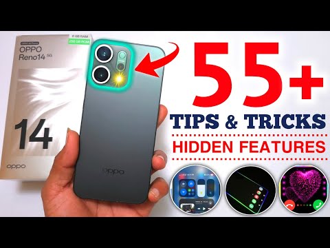 OPPO Reno 14 5g Tips and Tricks | Hidden Features | Top 55+