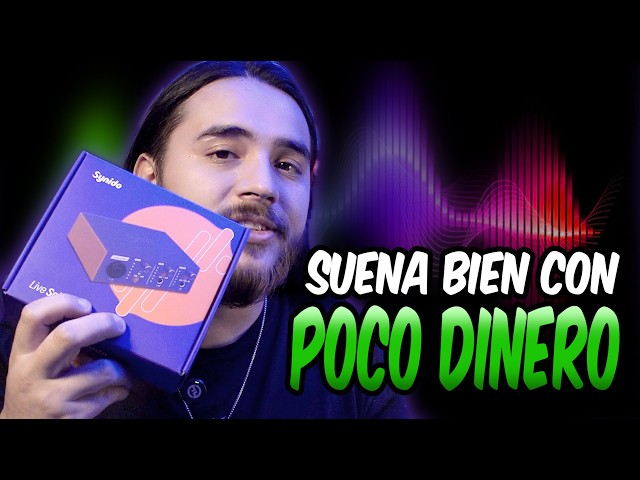 Vídeo relacionado con Synido Interfaz de audio portátil para guitarra con USB-C 24 bits, mini interfaz 48 kHz para grabar y transmitir música con entrada de instrumento y monitoreo de auriculares