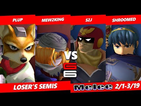 Genesis 6 SSBM Teams - Plup & Mew2King VS S2J & Shroomed - Smash Melee Teams LSF